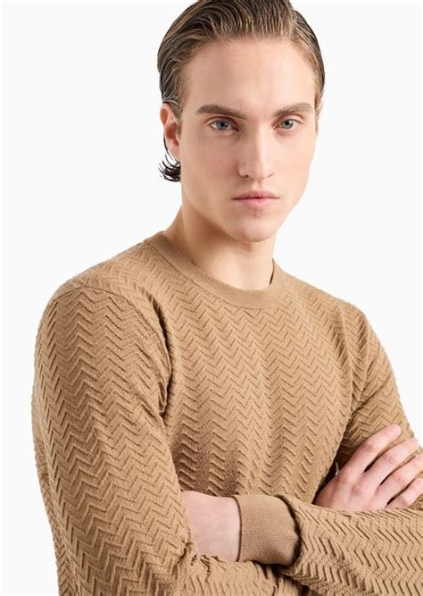 giorgio armani crew neck jumper.